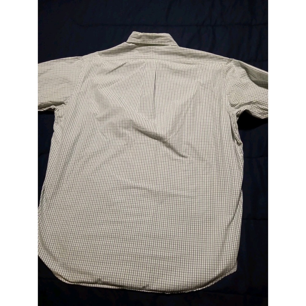 Ralph Lauren Shirt Men 2XL‎ Green Check Blake Button Up Vintage Blue Pony - Picture 6 of 6